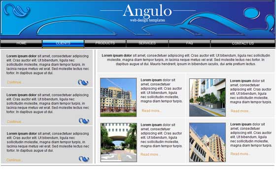 Wave Glass2 Template